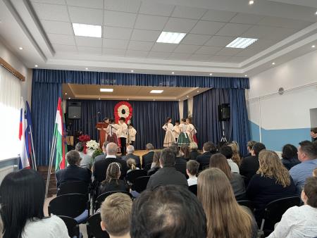 Slovesnost ob madžarskem narodnem prazniku v Domanjševcih 2